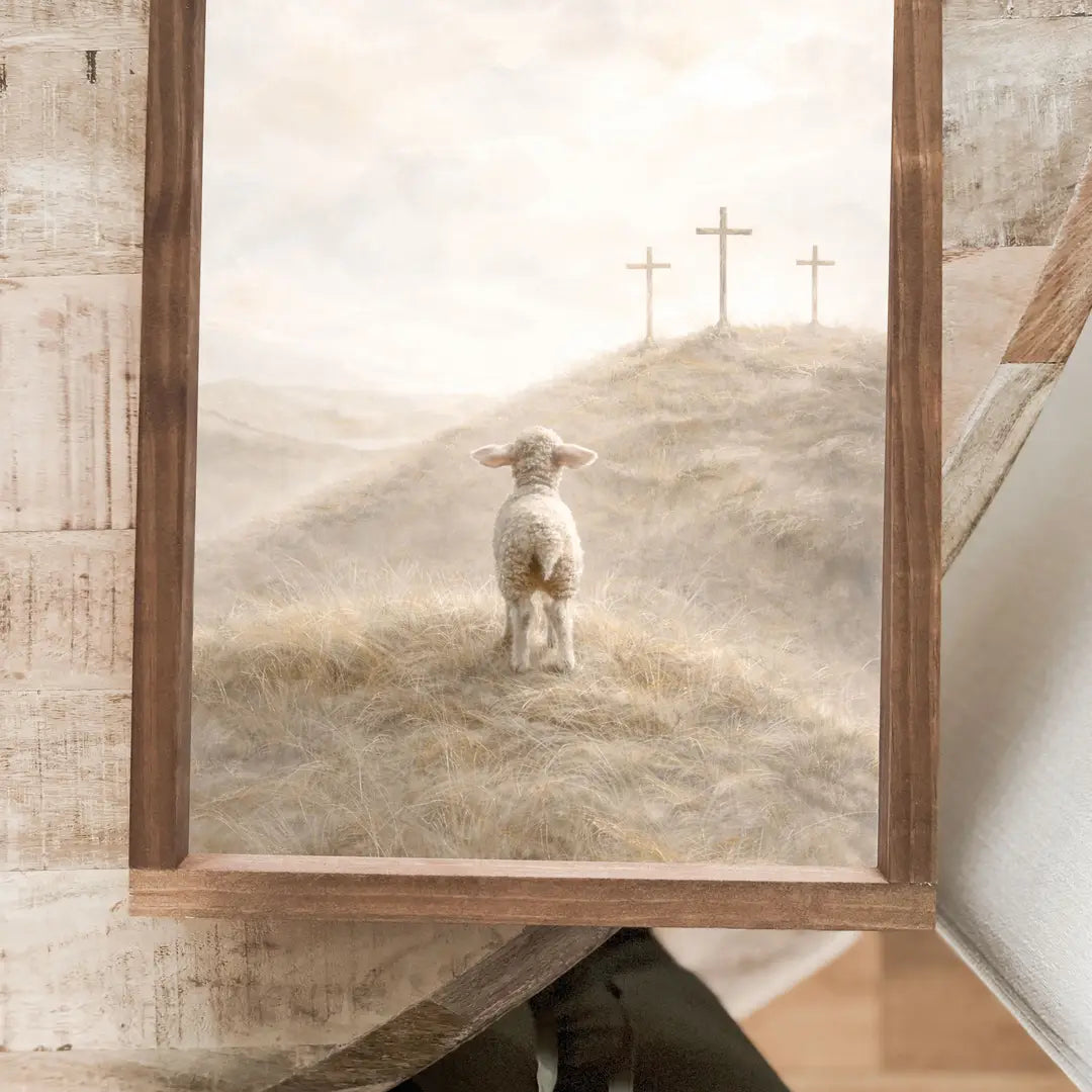 Lamb and Three Crosses