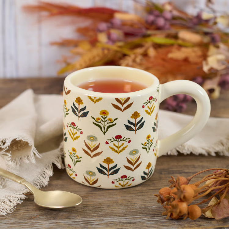 Fall Folk Floral Mug