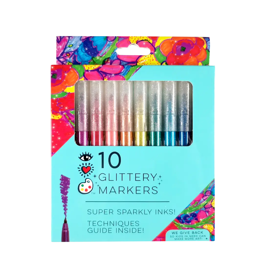 Glittery Markers