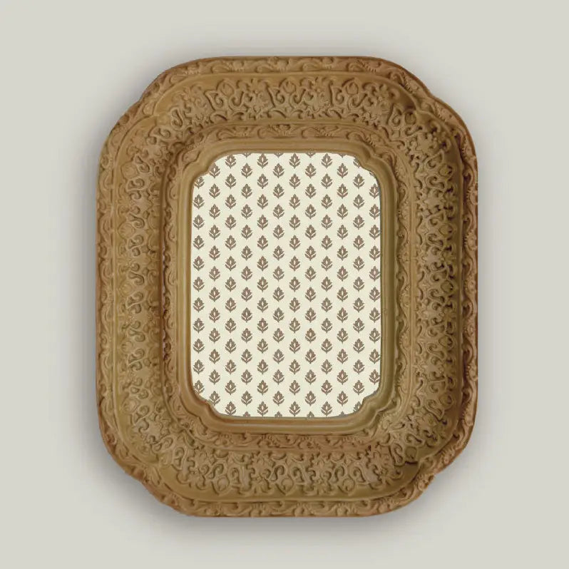 Golden Leaf Photo Frame