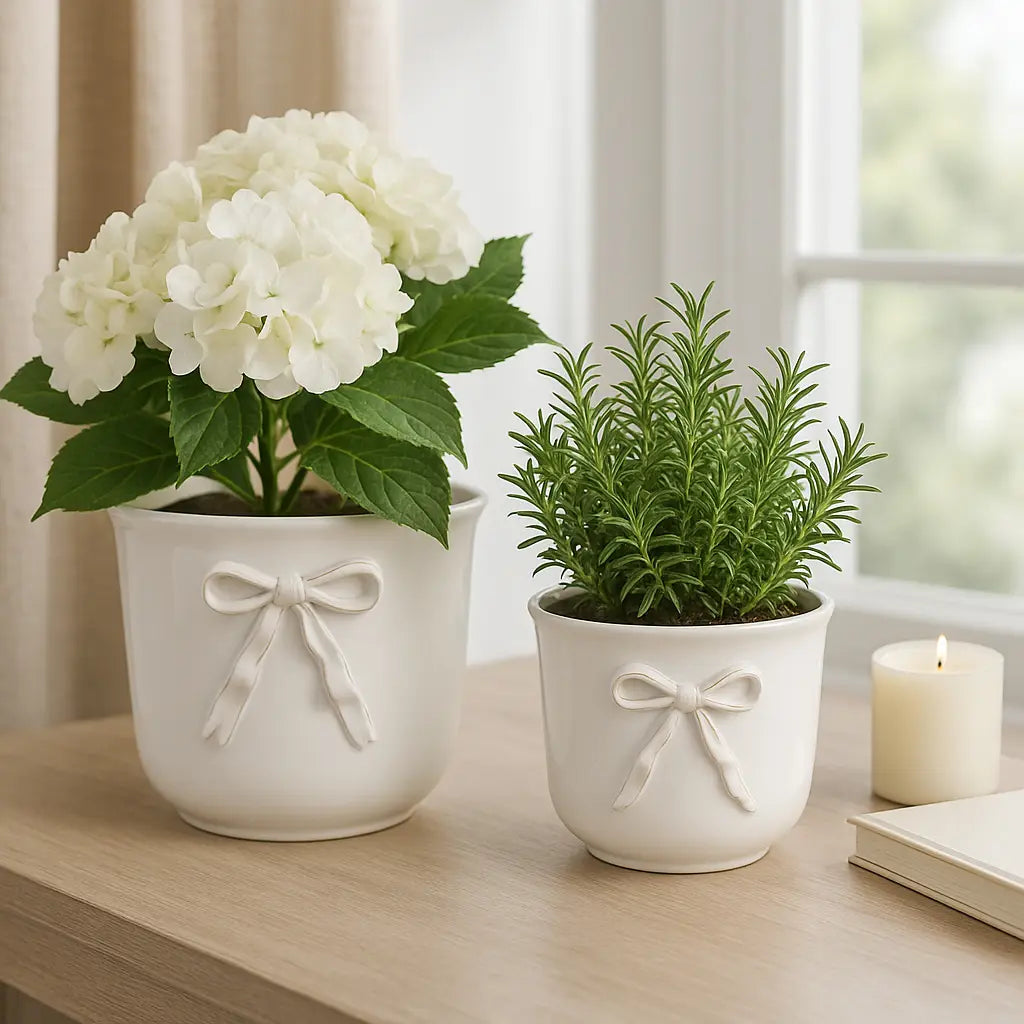 Stoneware Elegant Planters