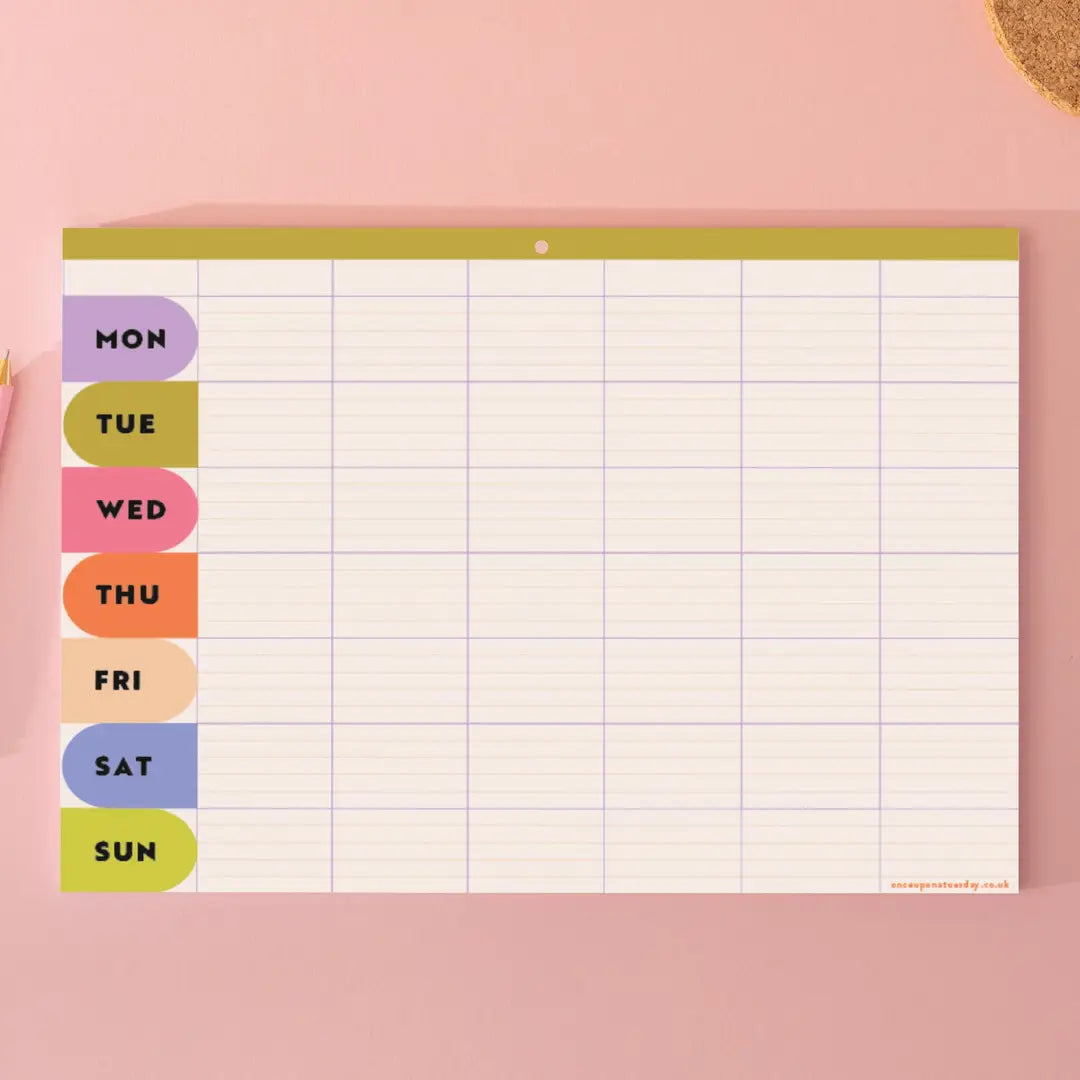 Monthly Planner Pad Bright Arches