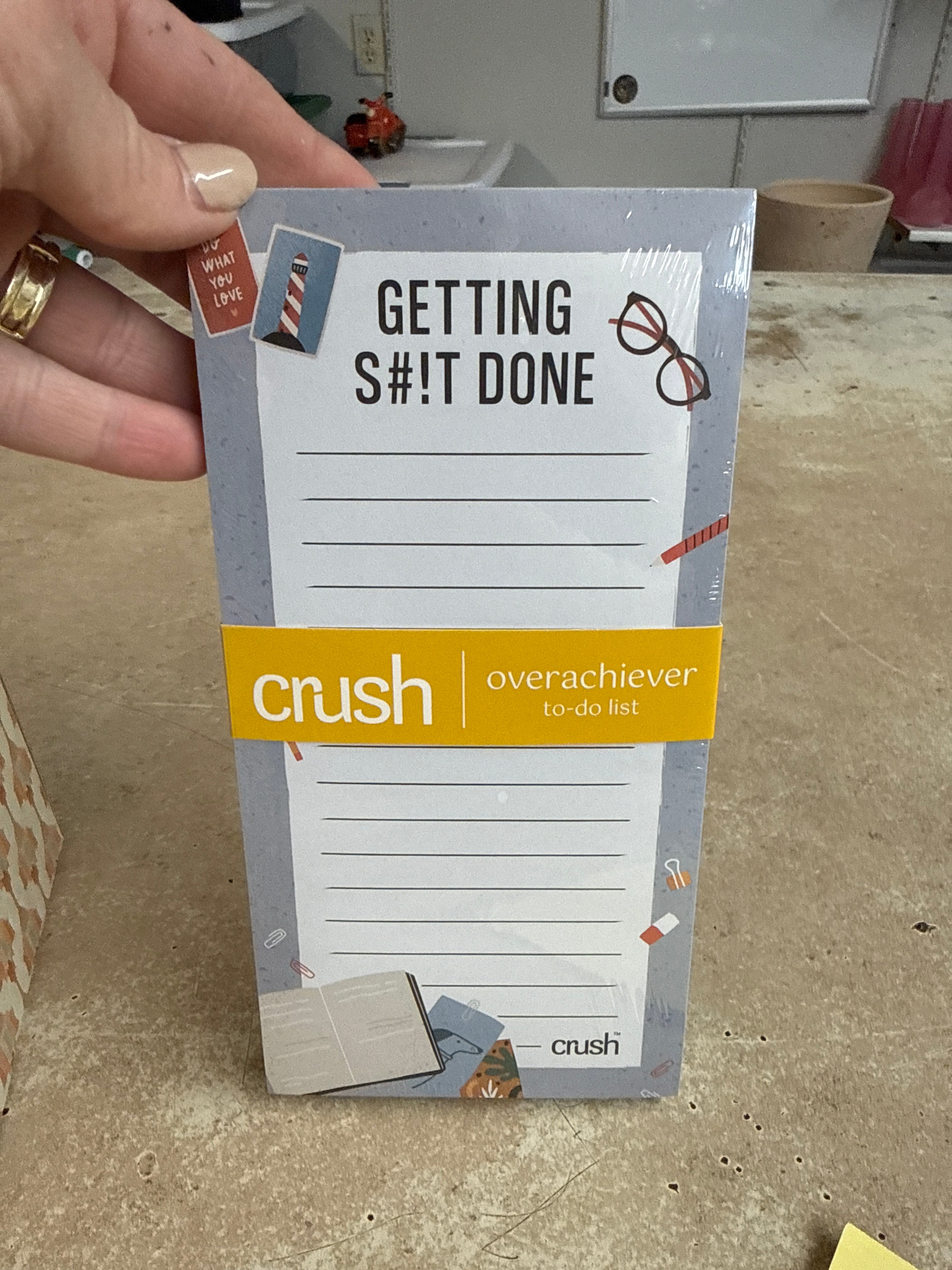 Crush Overachiever To-Do List