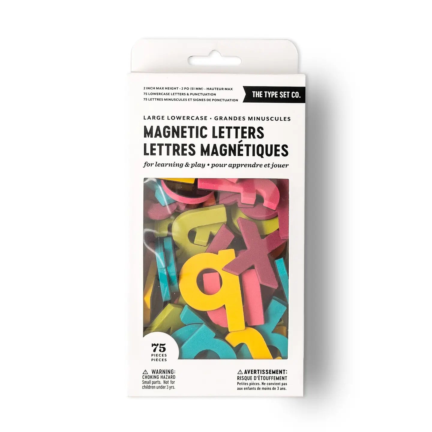 75pc Rainbow Mod Magnetic Letters
