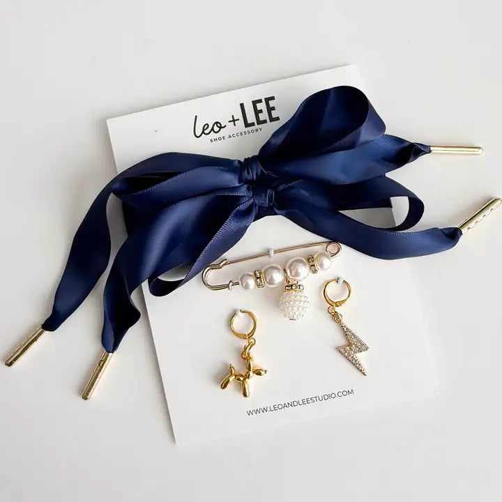 Satin Shoe Charms and Lace Sets