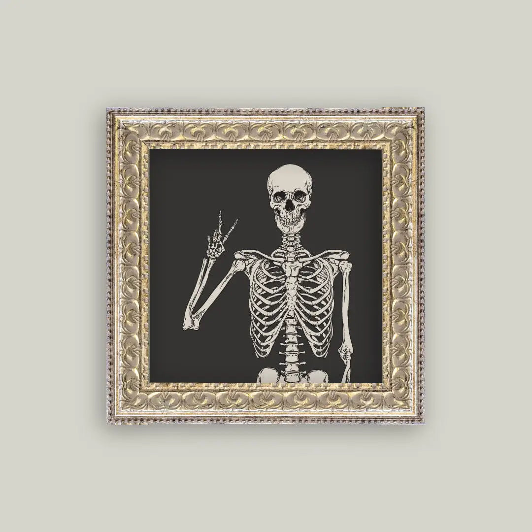 Peace Sign Skeleton