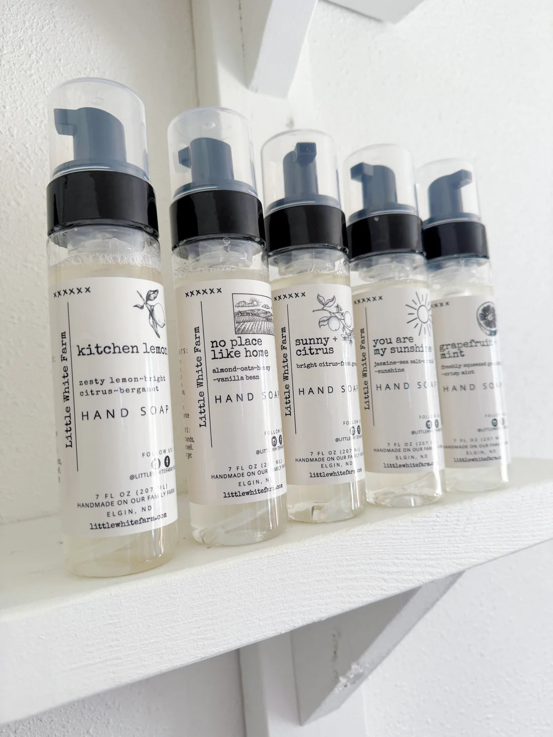 Little White Farm Candle Hand Soap