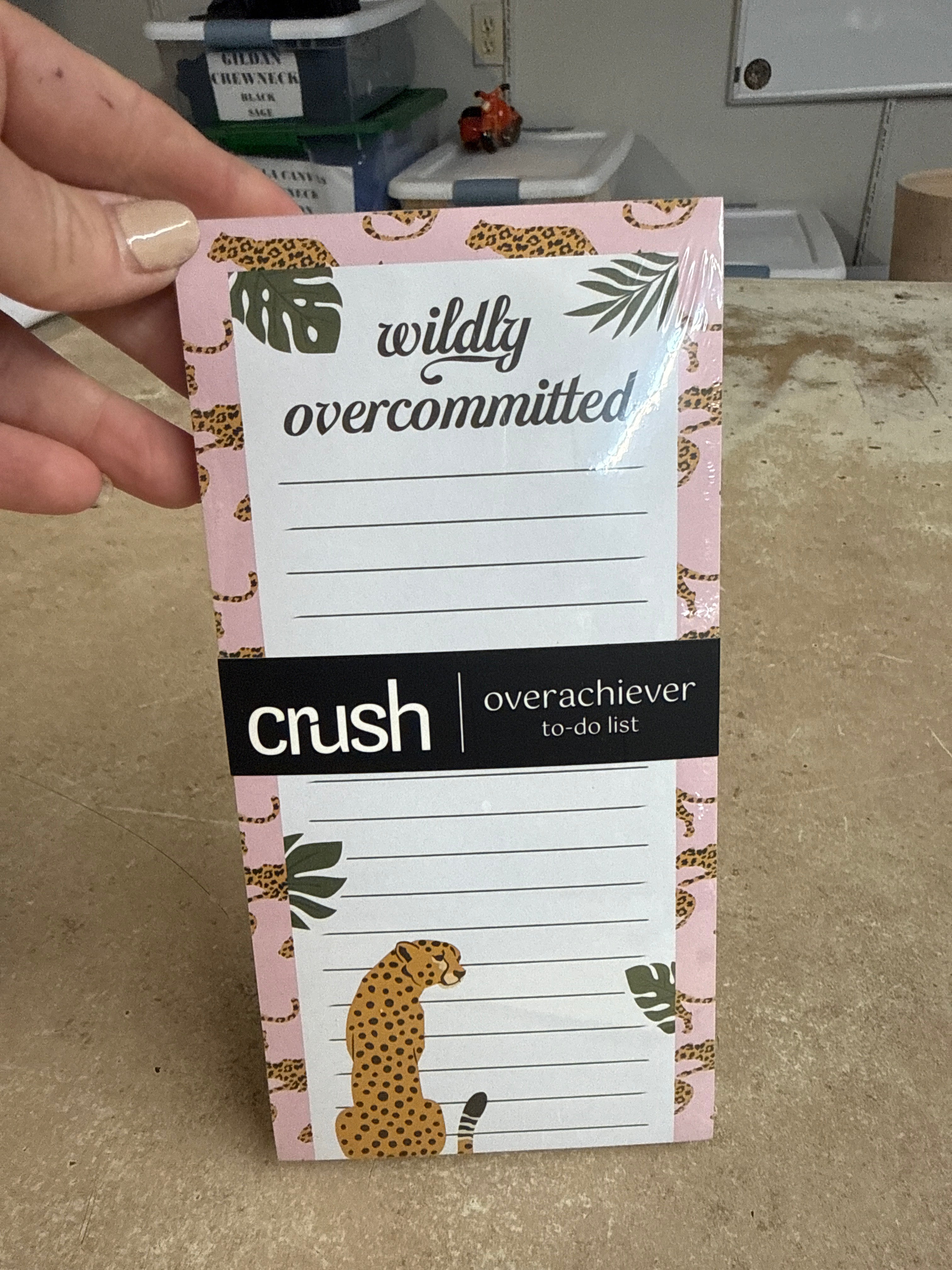 Crush Overachiever To-Do List