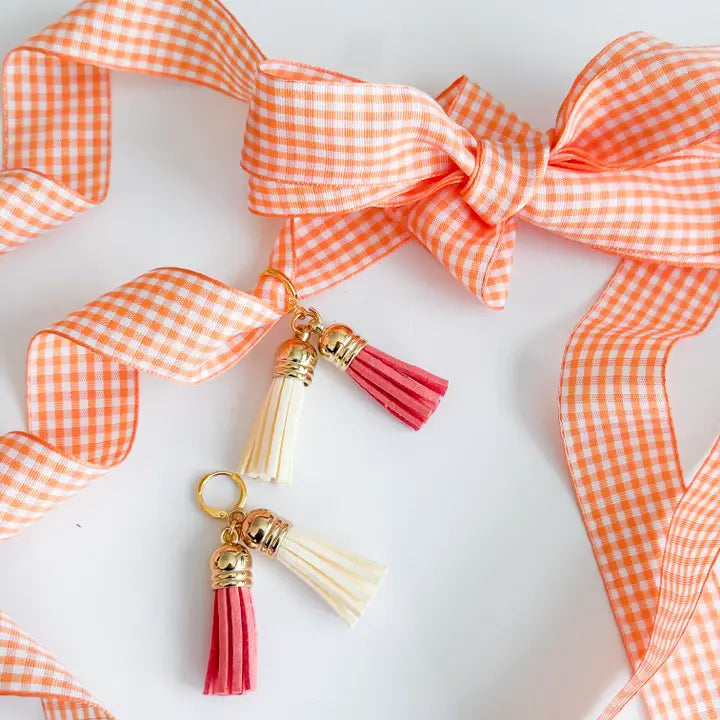 Gingham Shoe Charms and Lace Sets