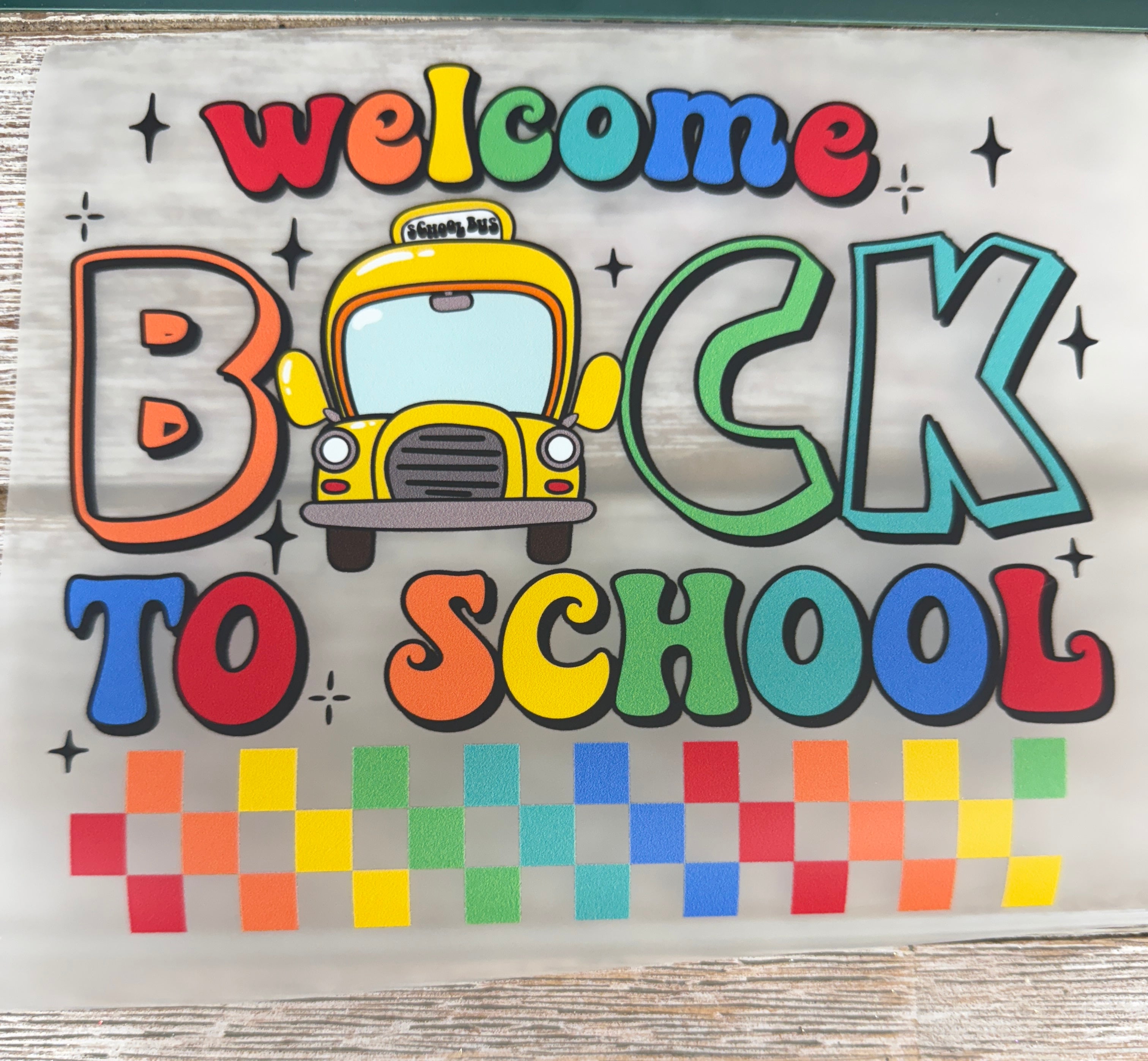 Back To School DTF Transfer