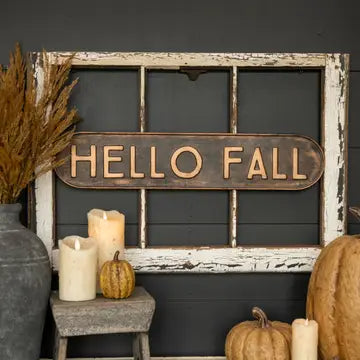 Hello Fall Sign