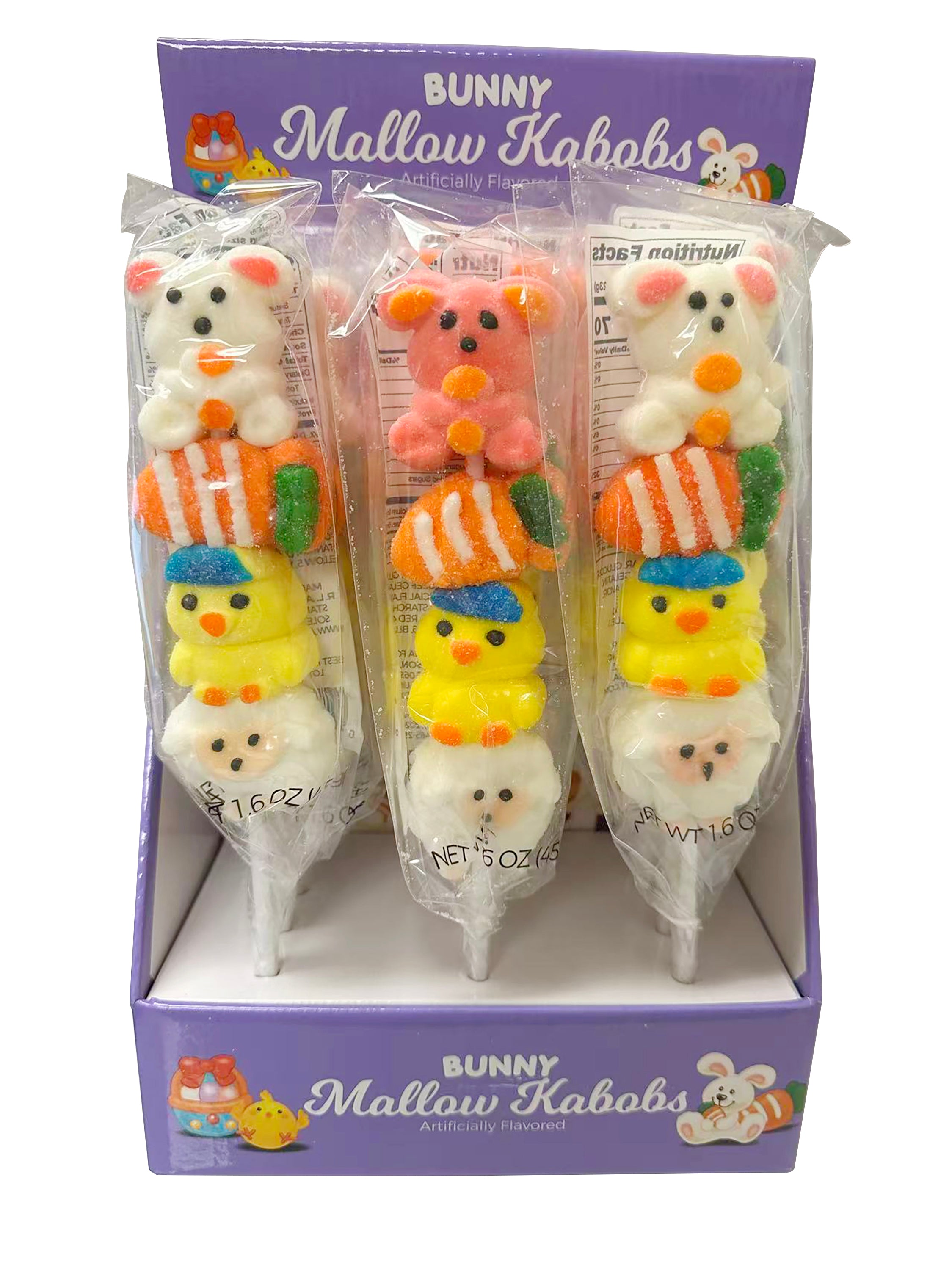 Easter Mallow Kabobs