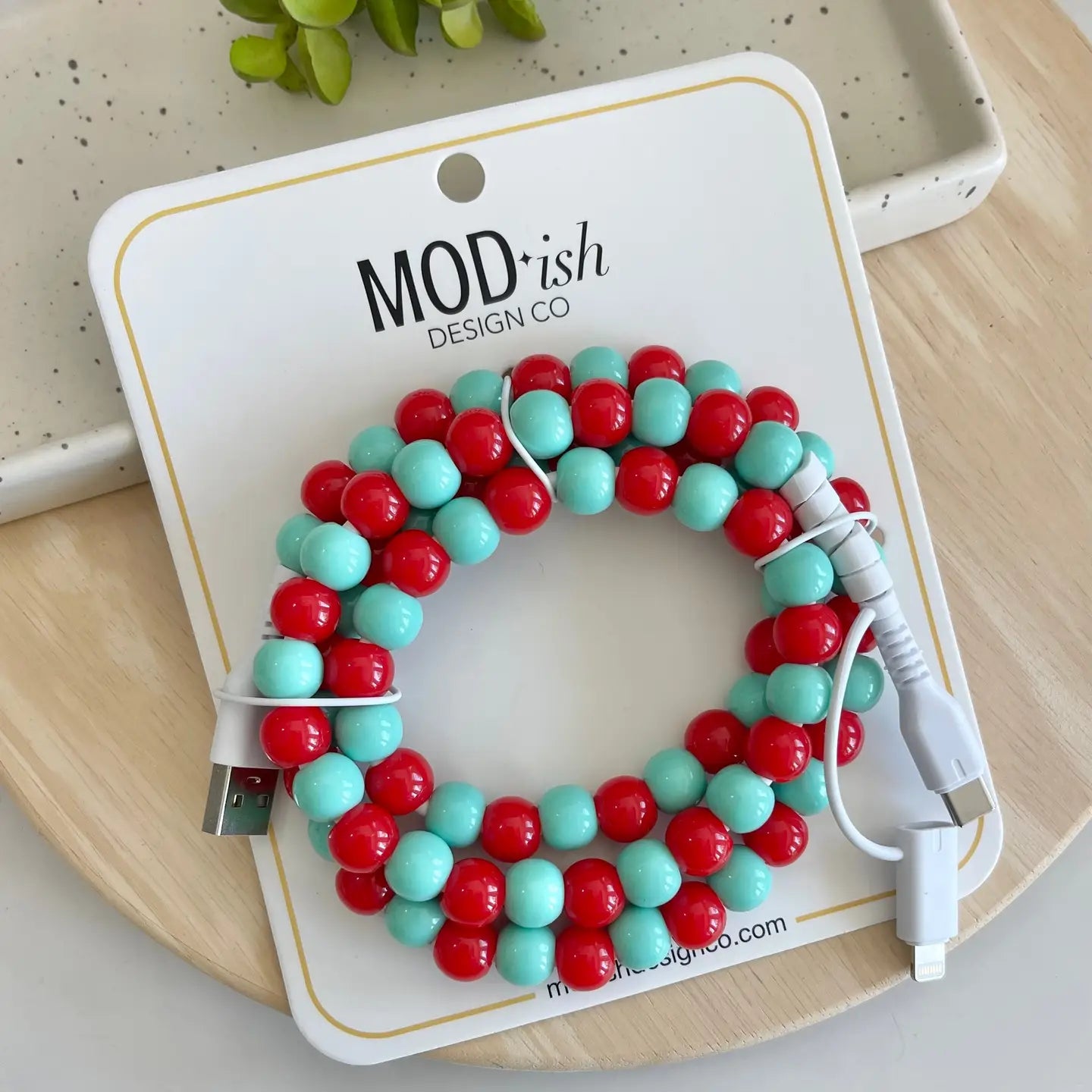 Beaded Phone Charger