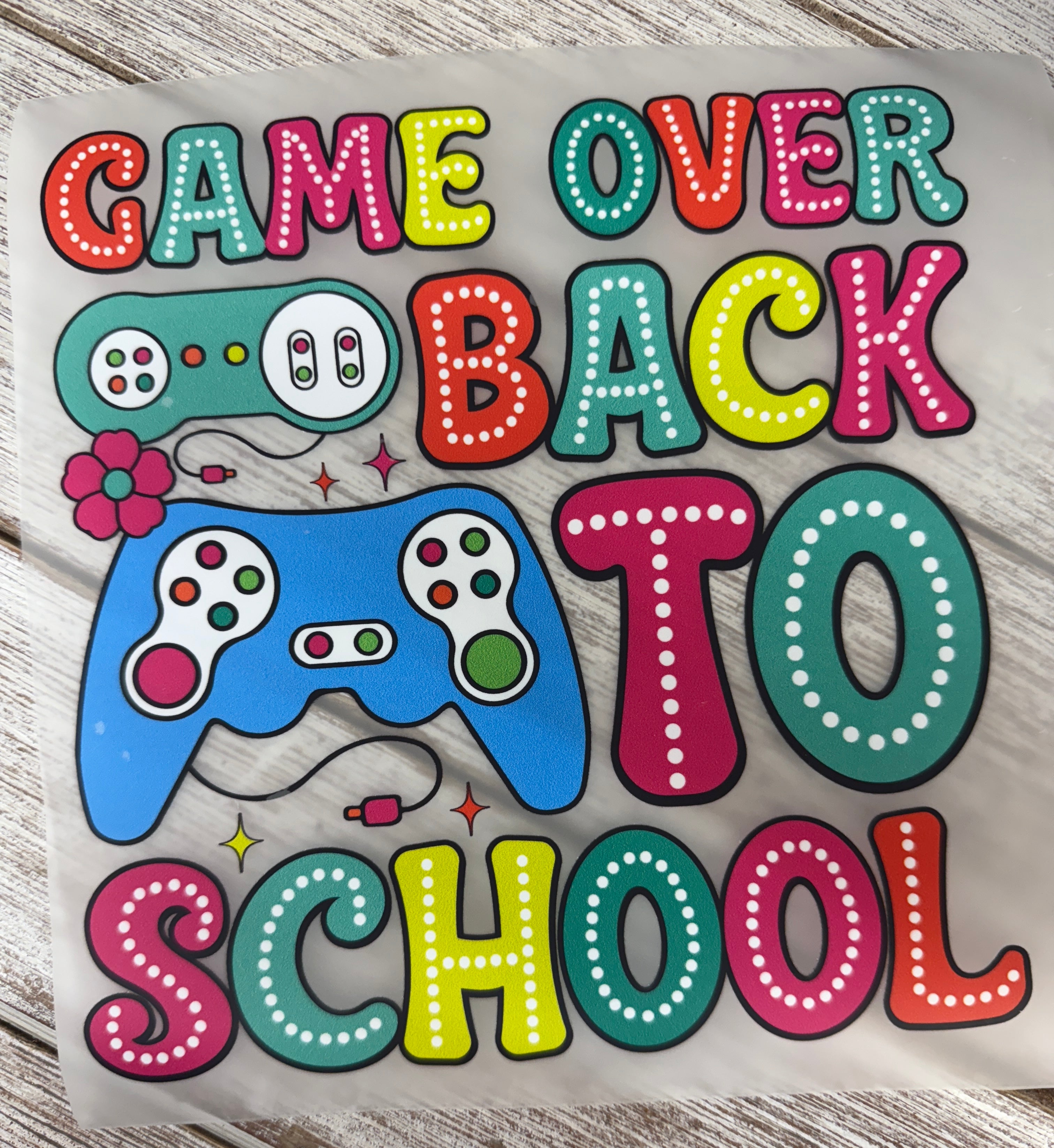 Back To School DTF Transfer
