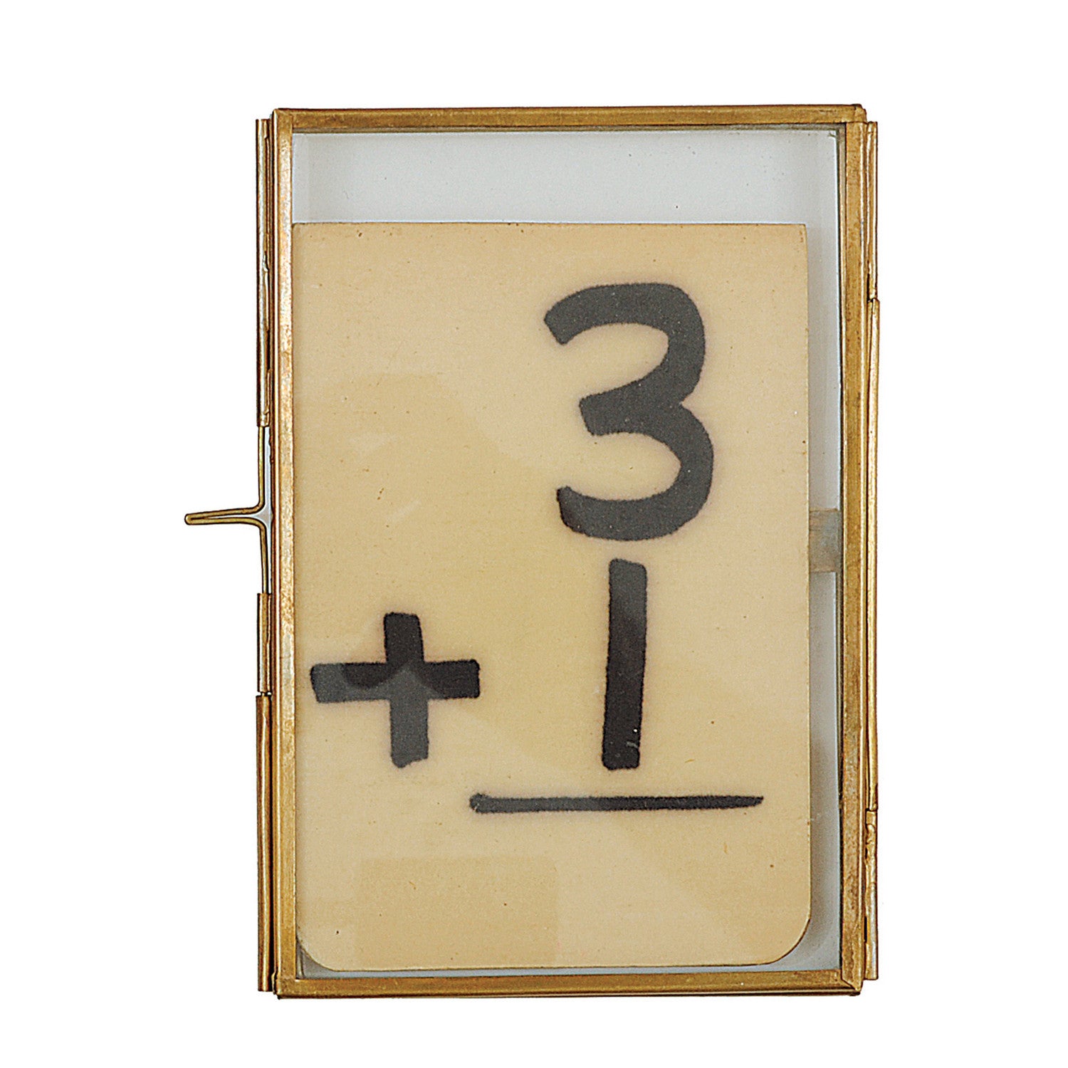 Brass and Glass Photo Frame