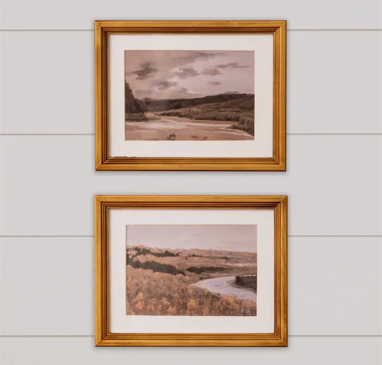 Small Antique Framed Landscape Prints