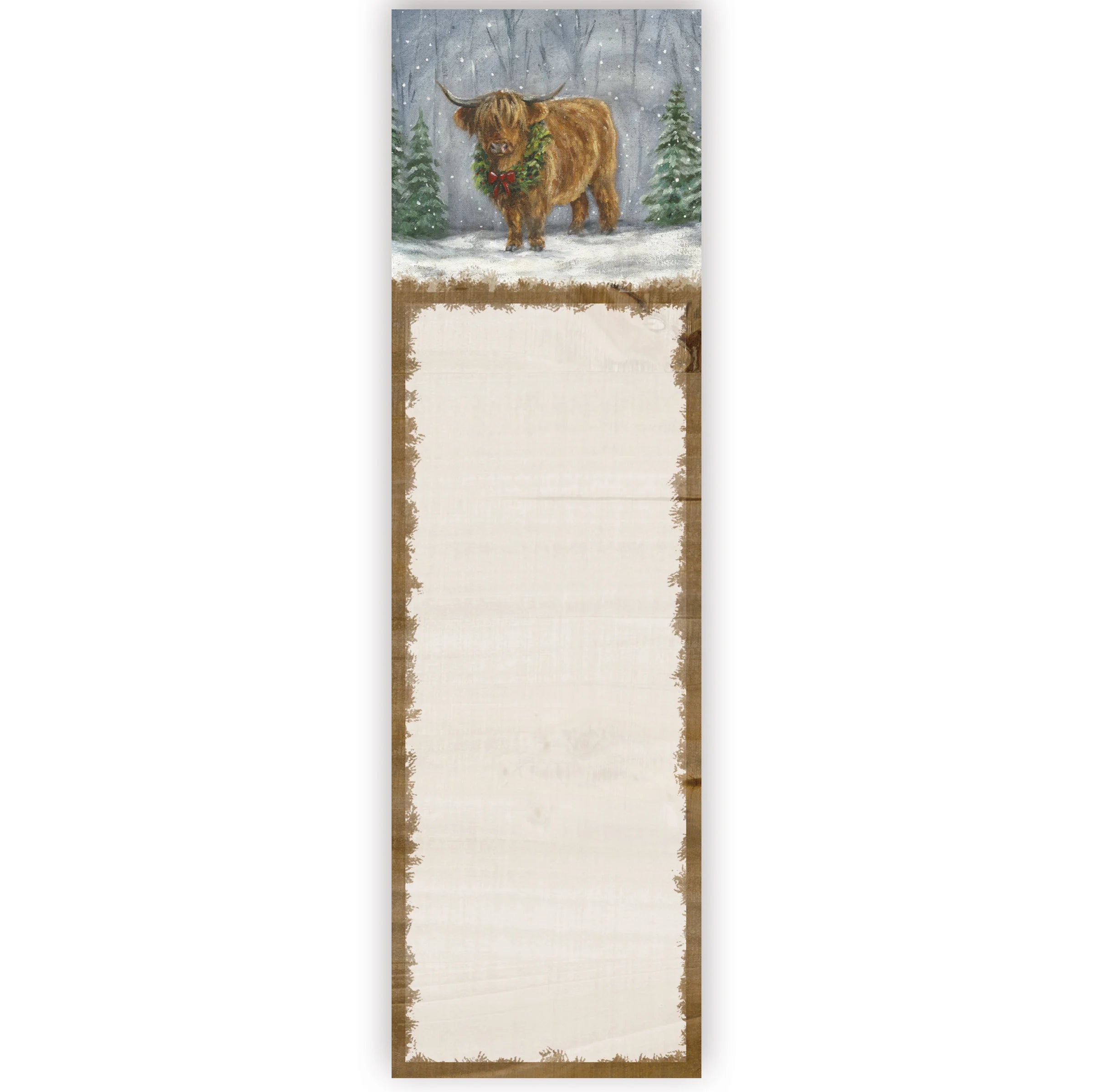 Snowy Highland List Pad