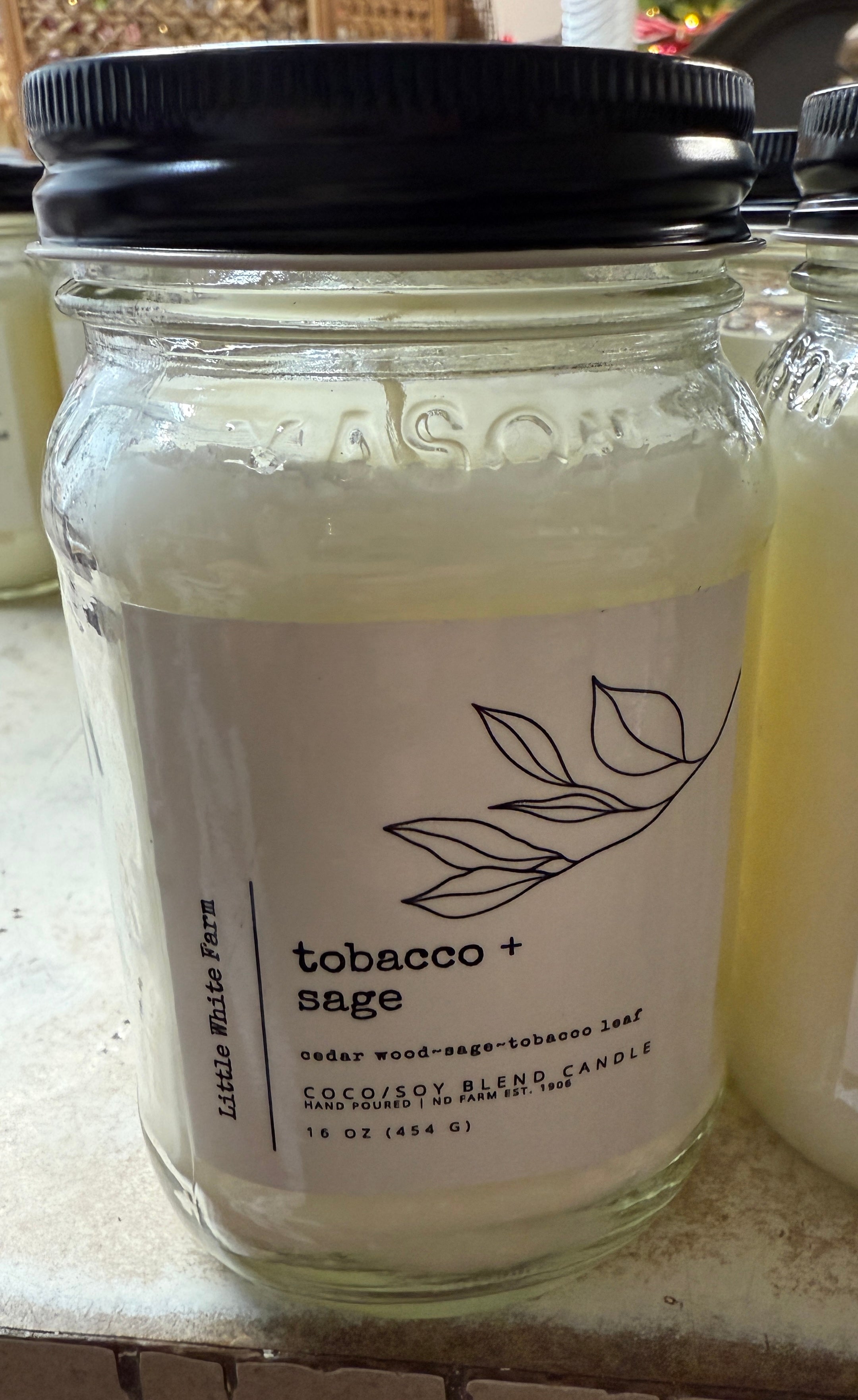 Little White Farm Candle