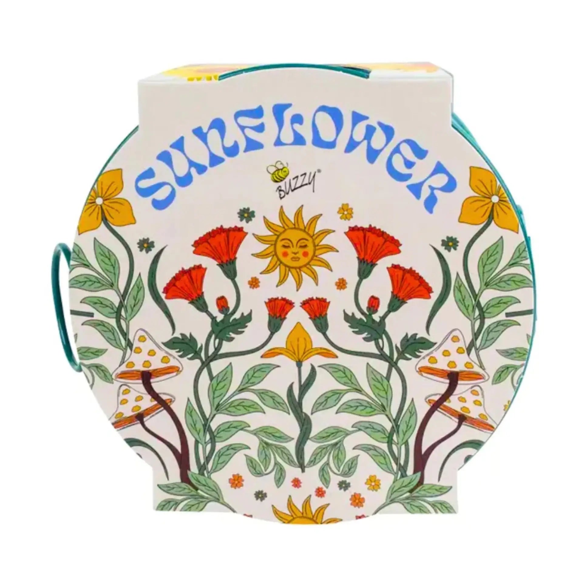 Painted Flower Grow Pail