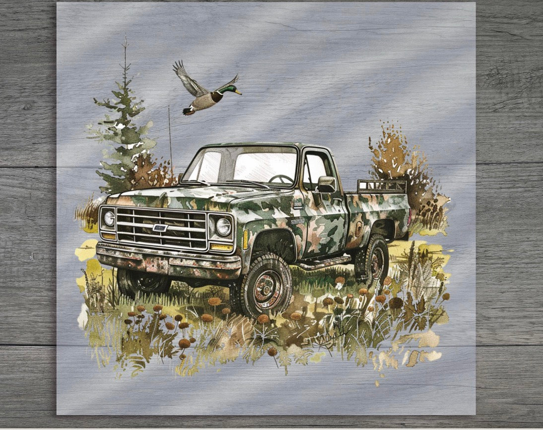 Camo/Fishing/Hunting DTF Transfers