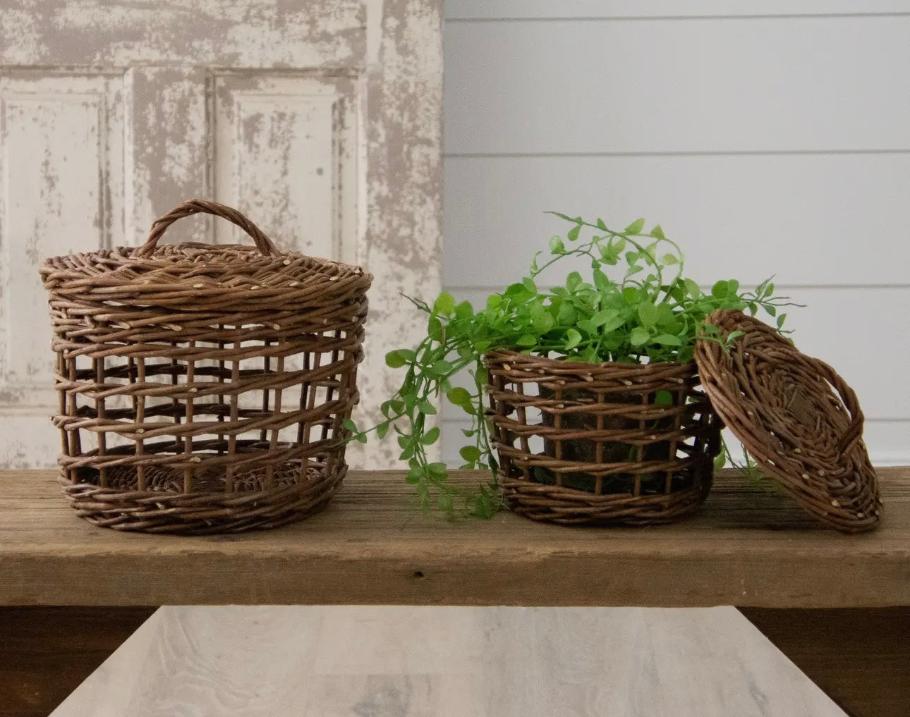 Woven Wicker Basket