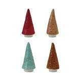 Debossed Stoneware Tree, 4 Colors