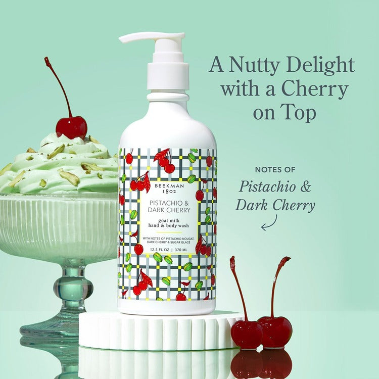Pistachio Dark Cherry Hand & Body Wash 12.5 oz