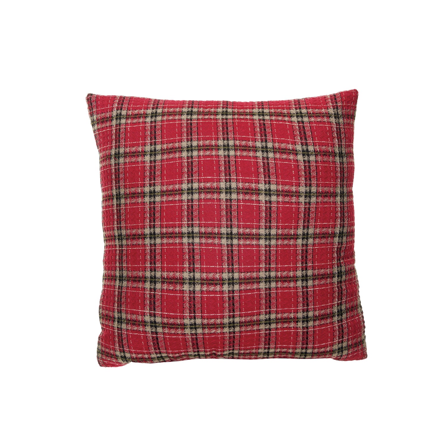 Square Plaid Pillow