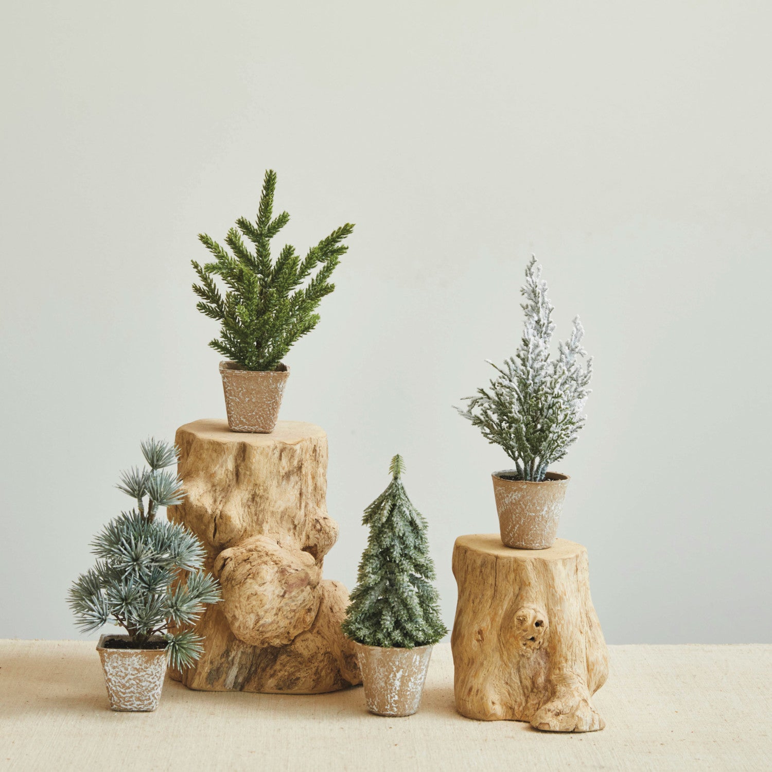 Faux Evergreen in Pot