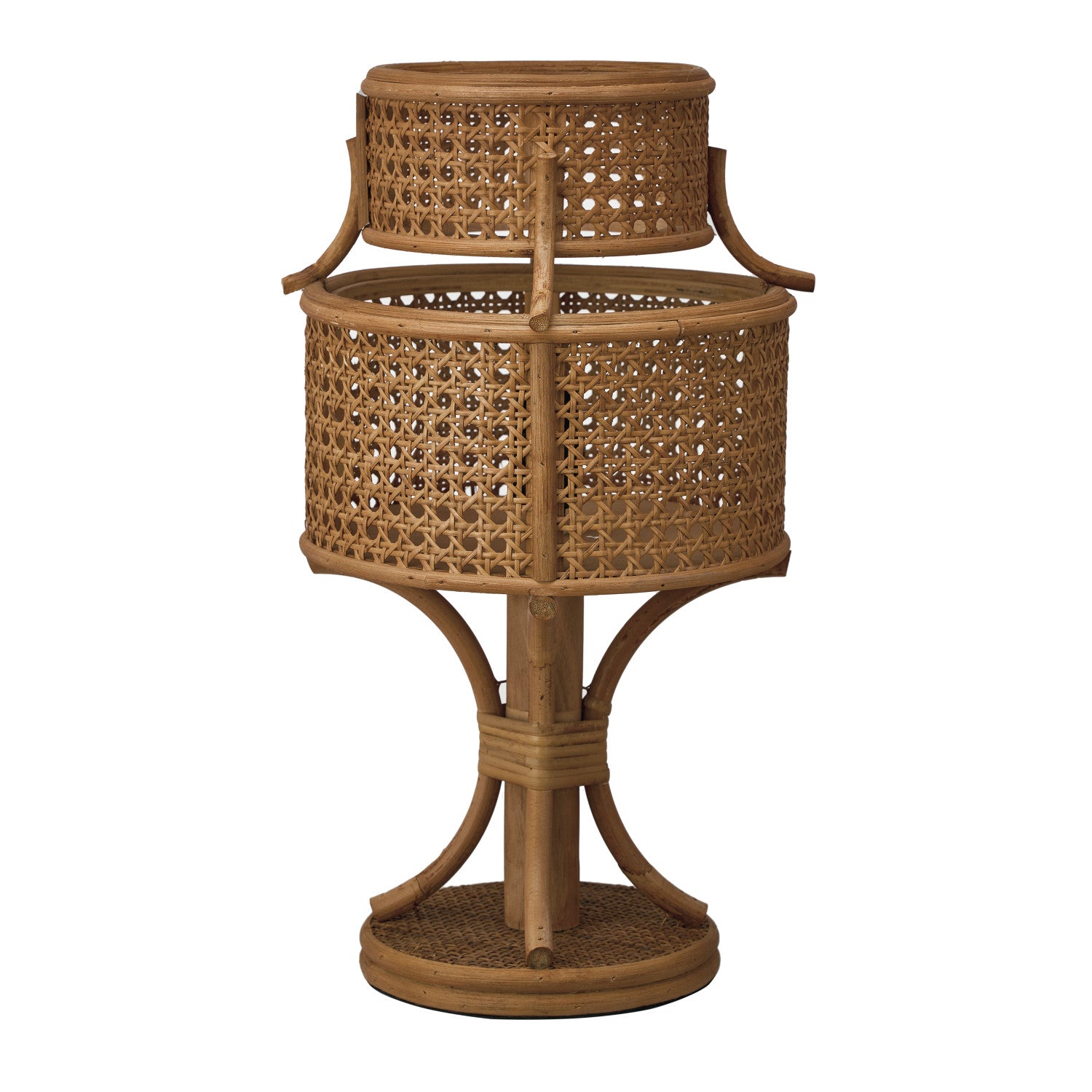 Vintage Wicker Lamp