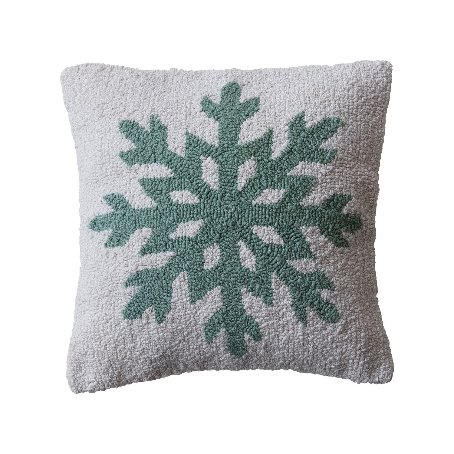 Snowflake Pillow Blue