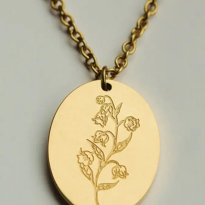 Birth Flower Necklace