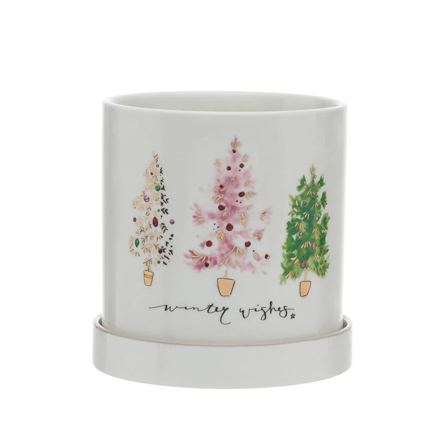 Winter Wishes Planter