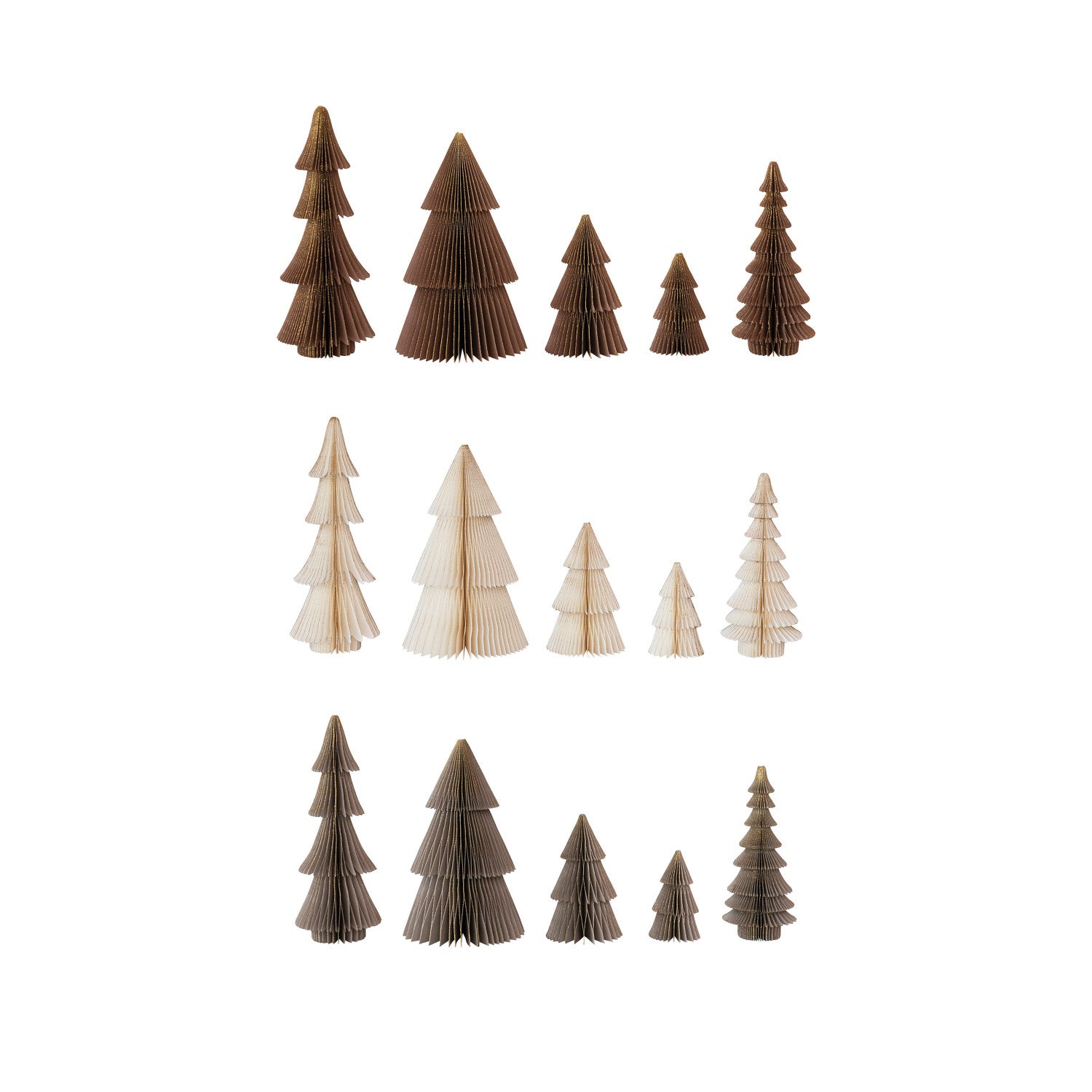 Paper Folding Trees set of 5