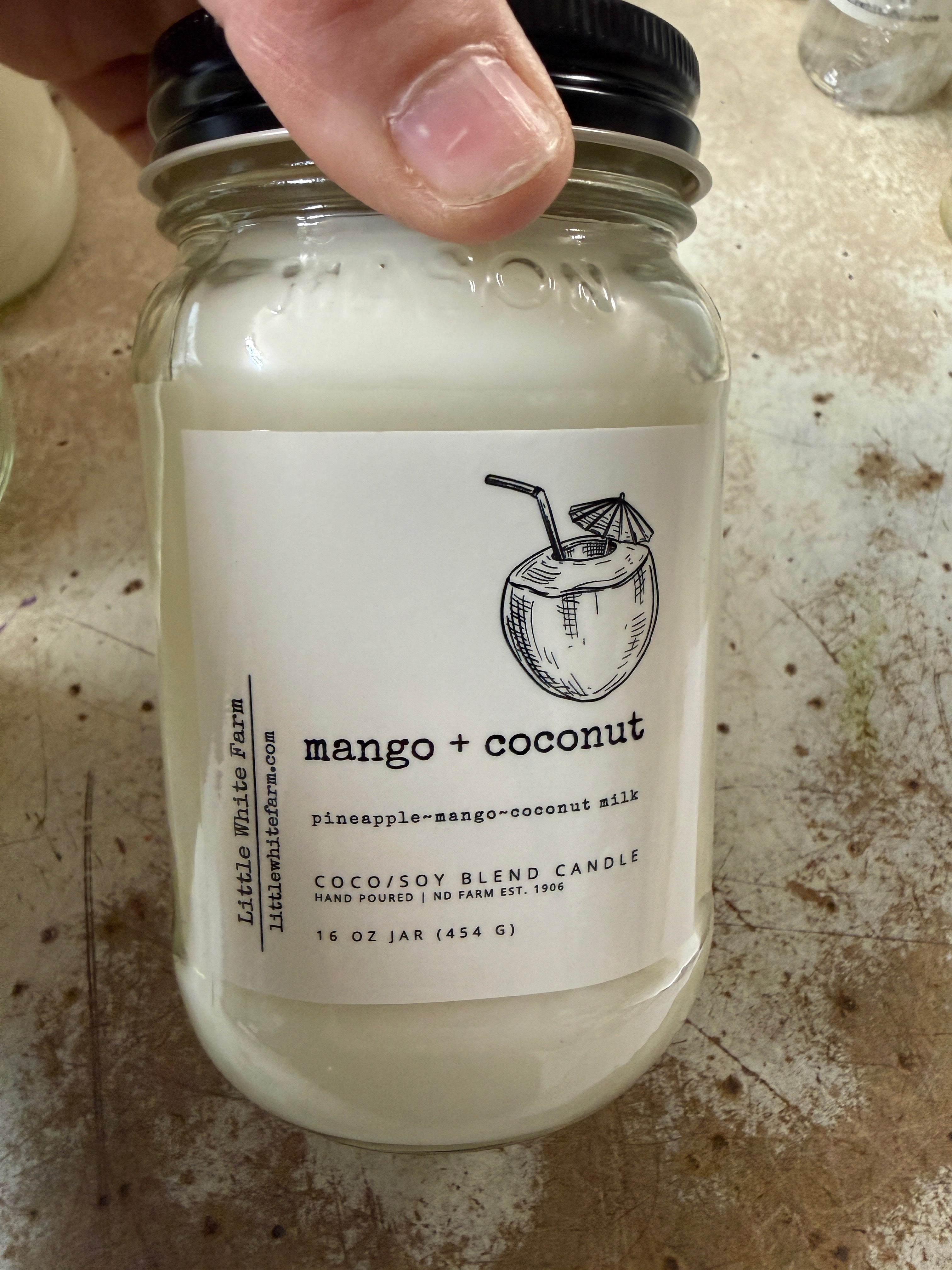Little White Farm Candle