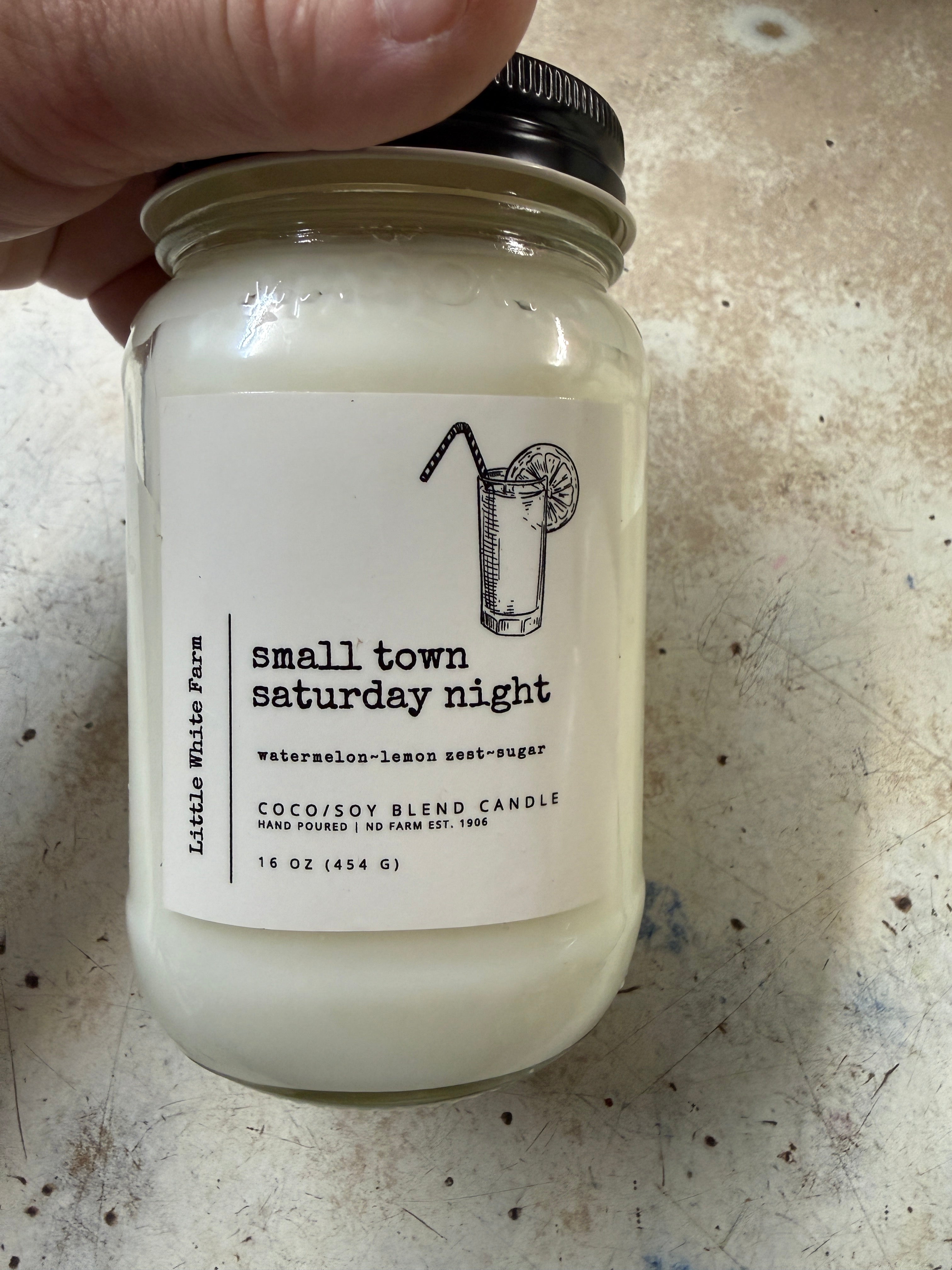 Little White Farm Candle