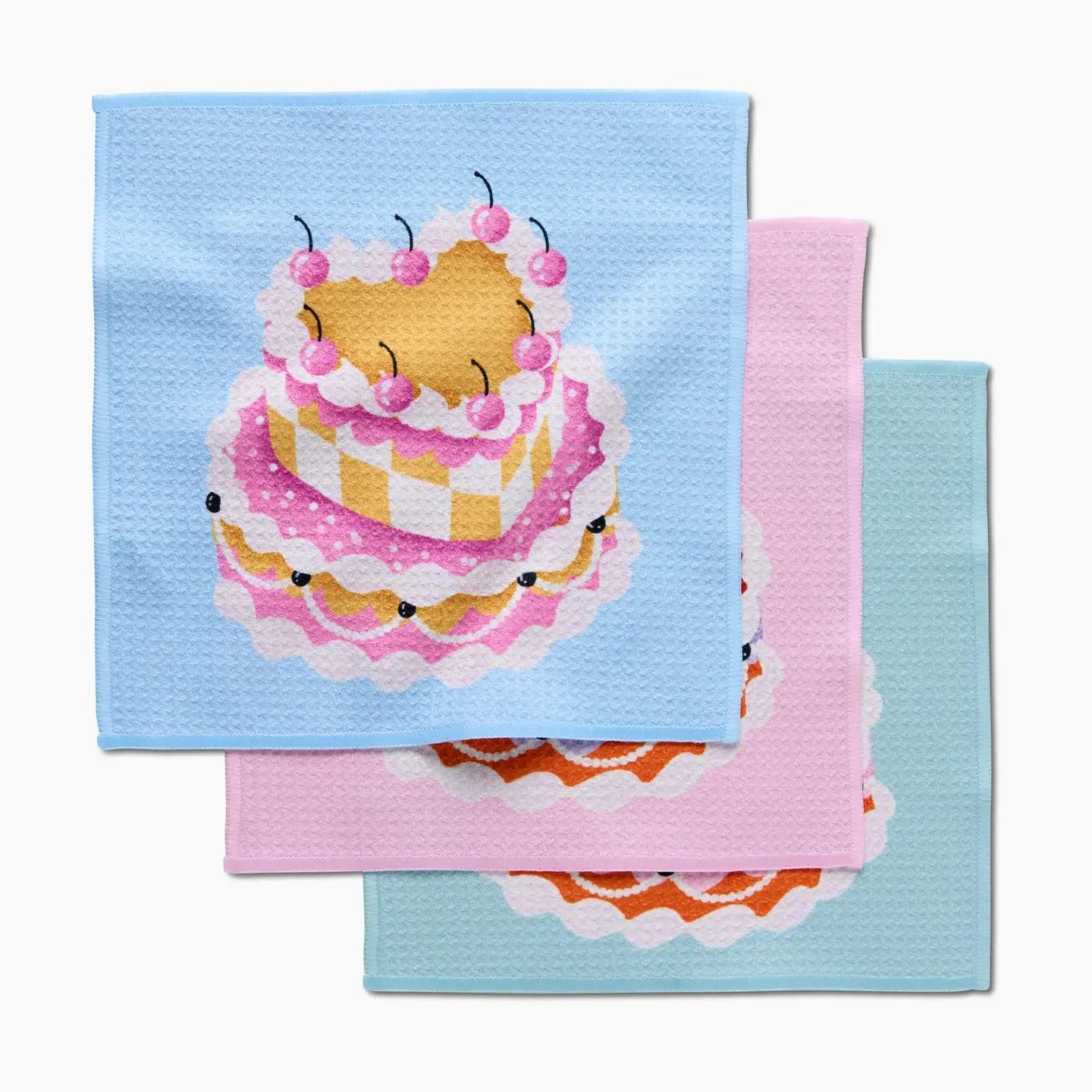 Valentine's Day Geometry Dishcloth