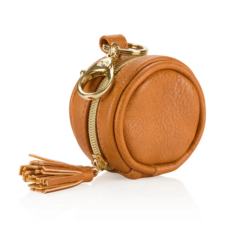 Itzy Ritzy Cognac Bag Charm Boss
