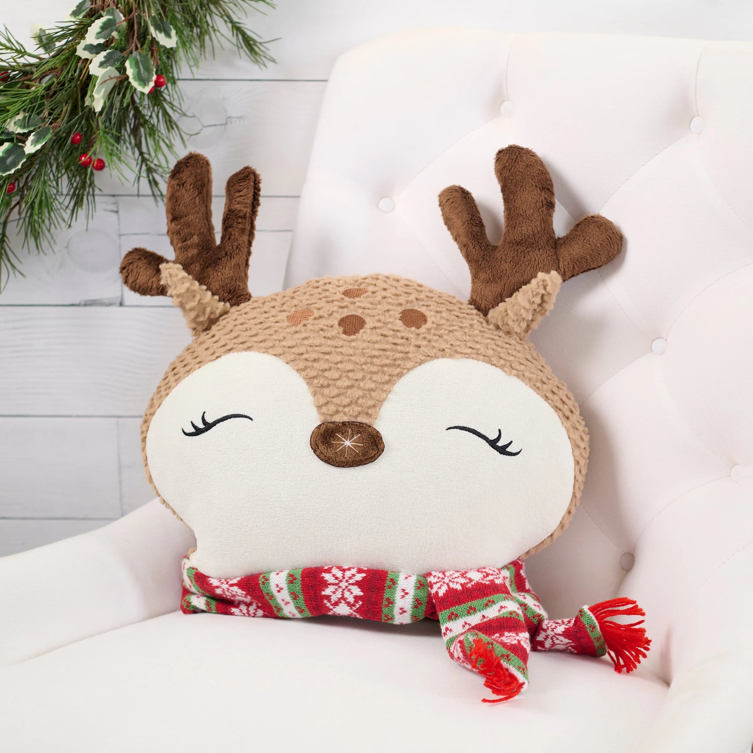 Reindeer Shaped Pillow
