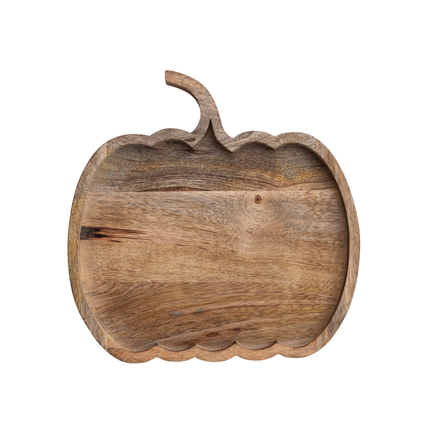 Mango Wood Pumpkin Shaped Cheese/Serving Board