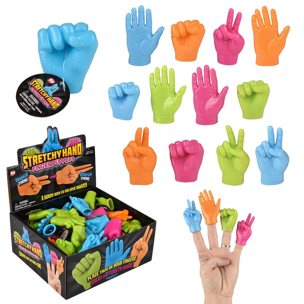 Neon Hand Finger Puppet