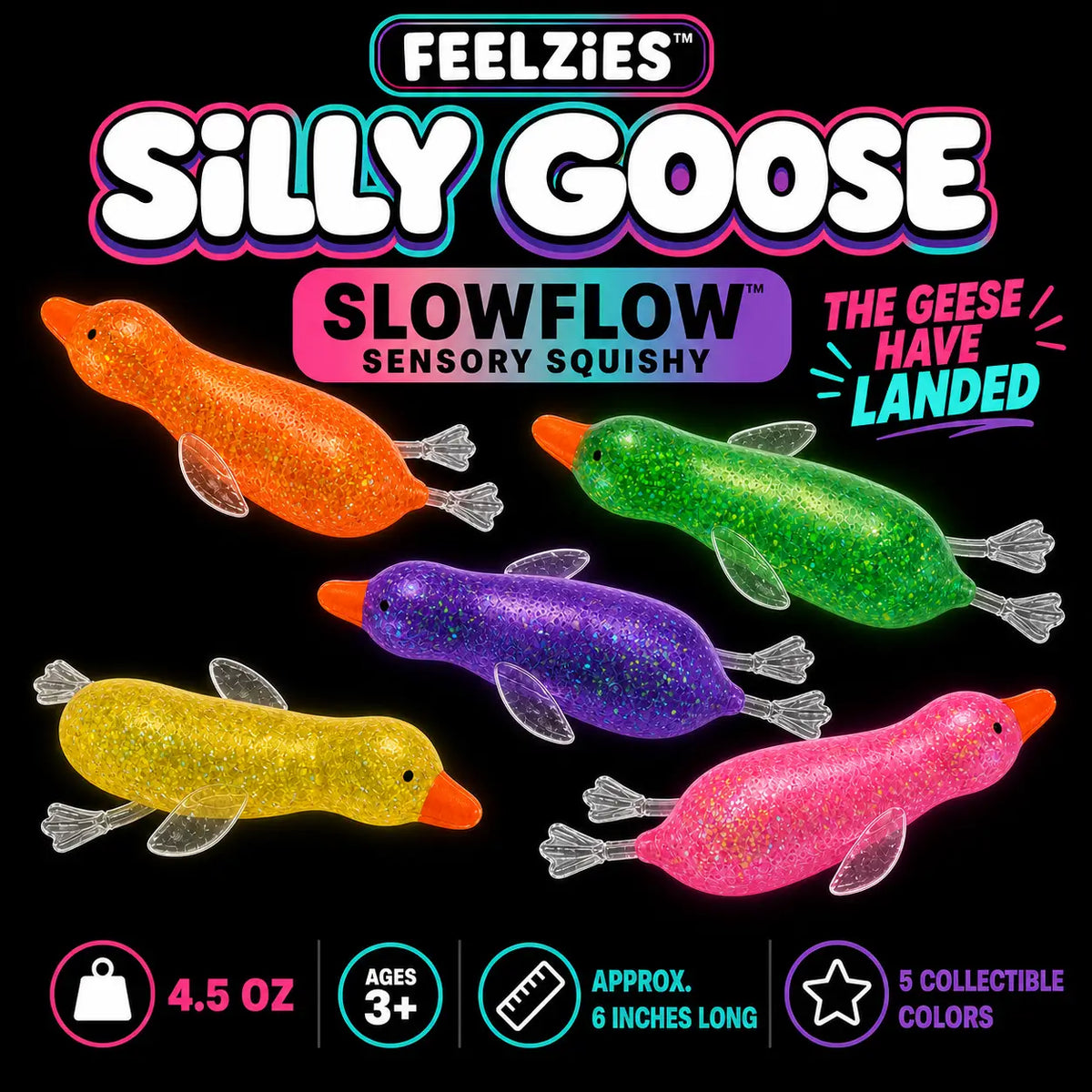 Feelzies Slowflow™ Silly Goose Squishy