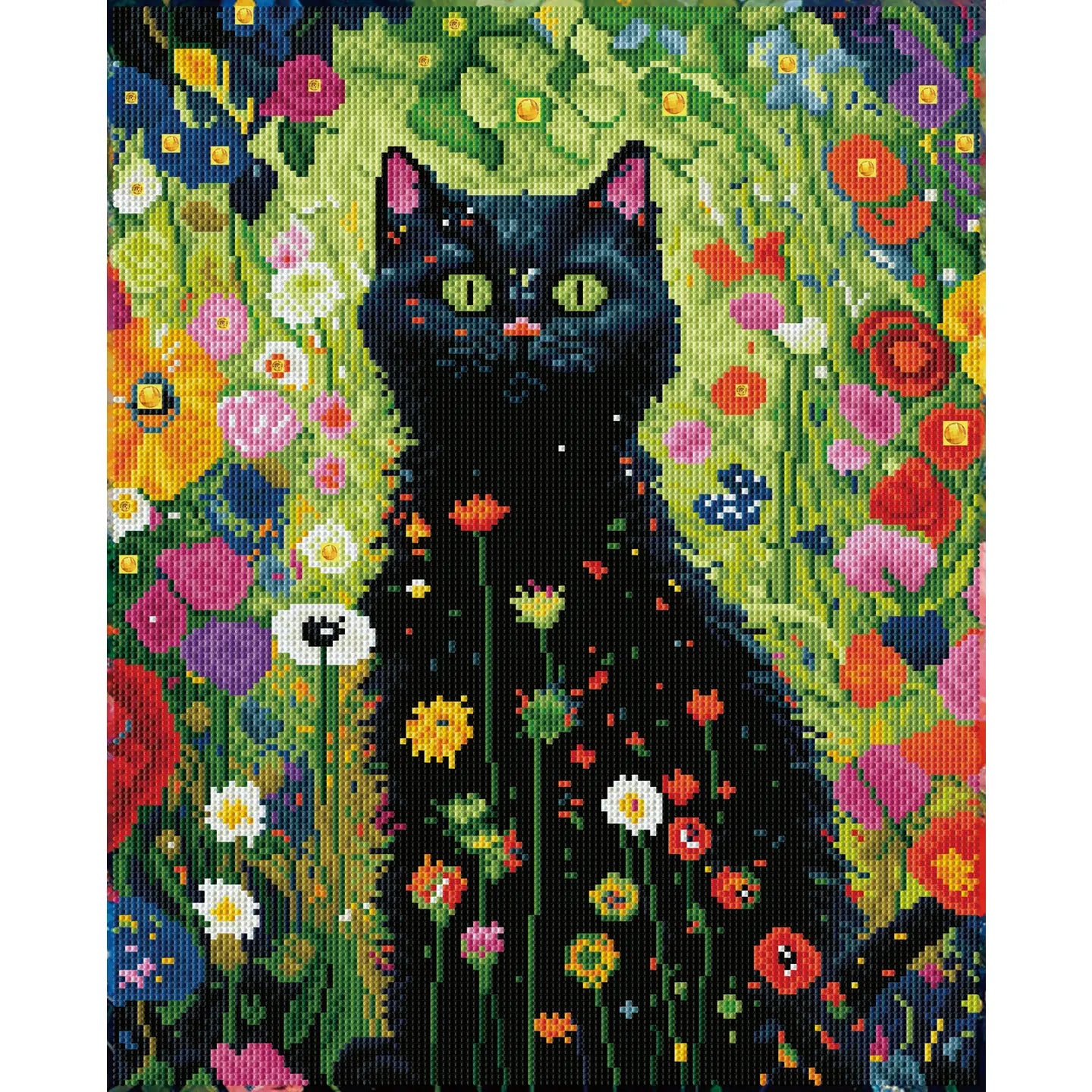 Black Cat Diamond Art
