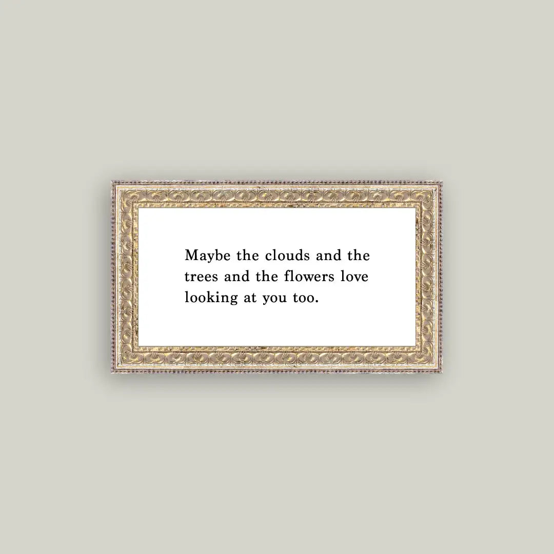 Maybe Framed Antique Print