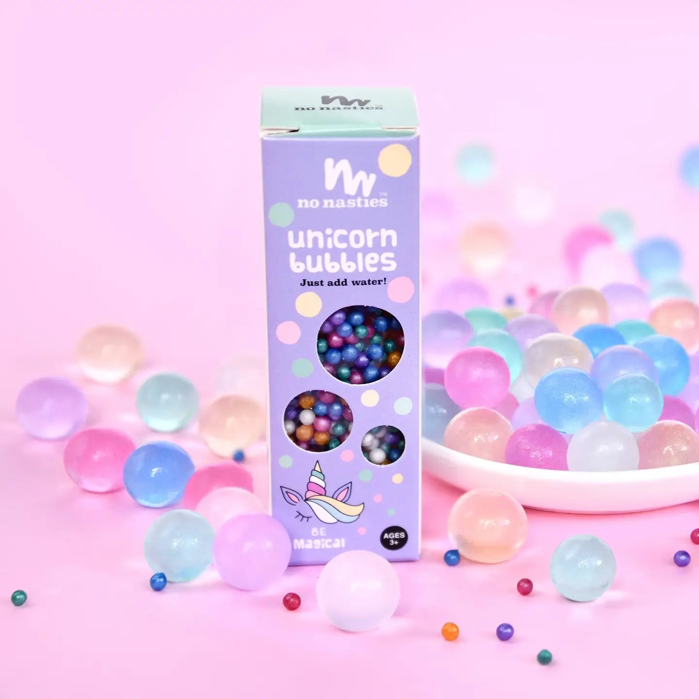 No Nasties Unicorn Bubbles Biodegradable Waterbeads
