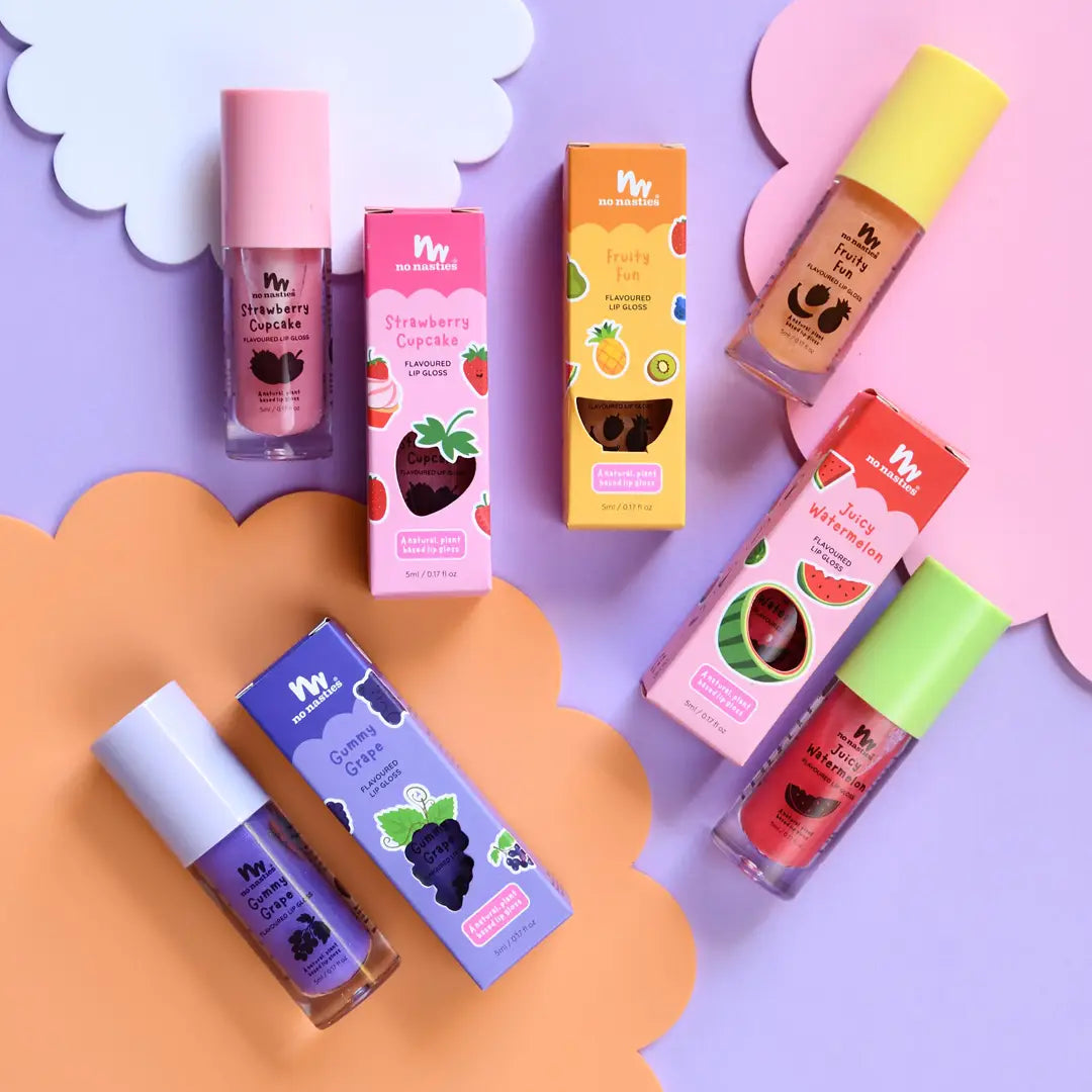 No Nasties Natural Kids Lip Gloss Wands