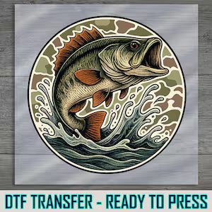 Camo/Fishing/Hunting DTF Transfers