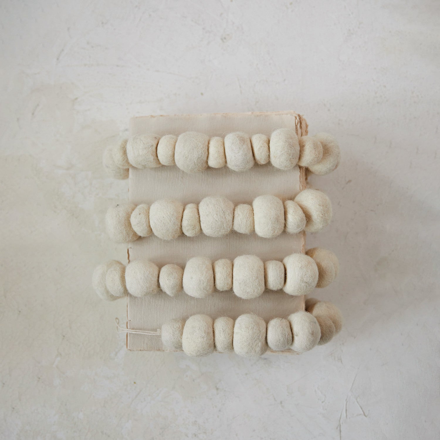 Cream Wool Garland