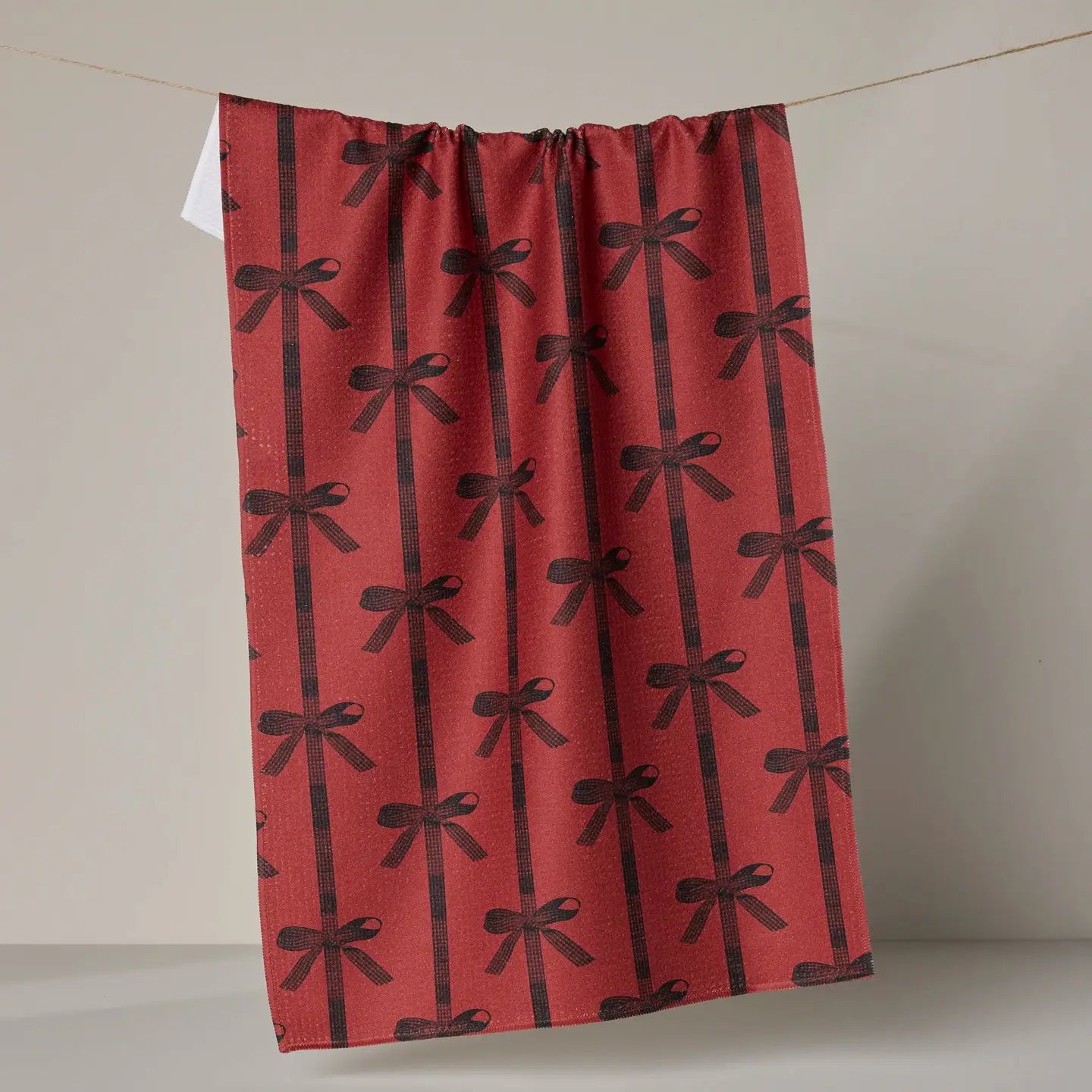 Valentine's Day Geometry Tea Towel