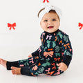 Merry Little Bows Convertible Footies